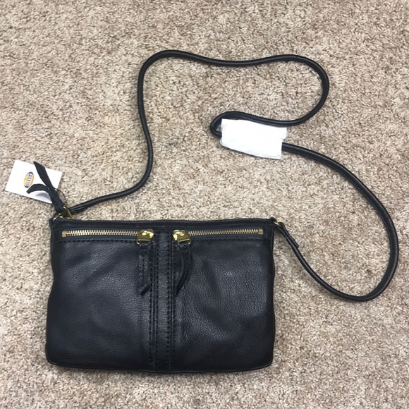Fossil Handbags - Fossil Erin Small TopZip Black Purse Fossil Handbags - Fossil Erin Small TopZip Black Purse
